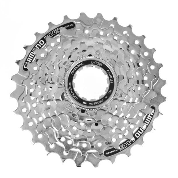 Cassette Shimano Alivio CS-HG51 - 8 Vitesses - 11/28 Dents 3 Cassette Shimano Alivio CS-HG51 - 8 Vitesses - 11/28 Dents