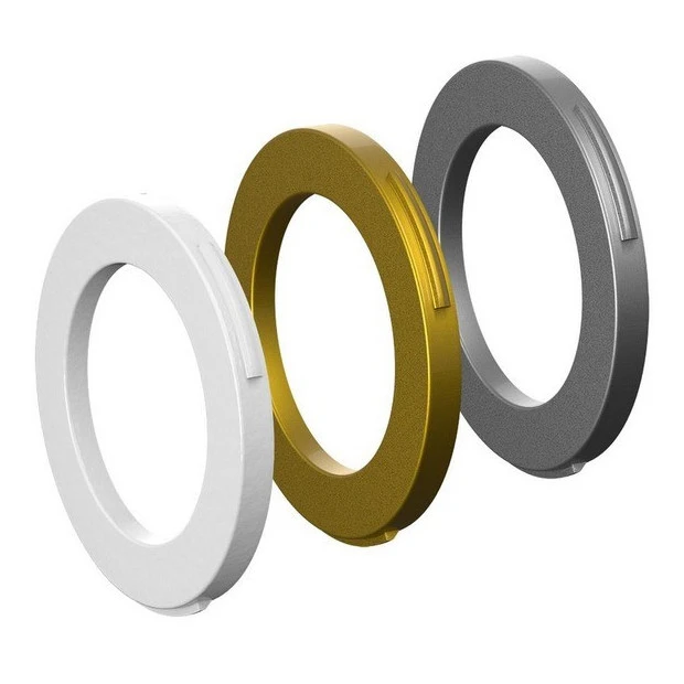 Kit D'Entretoises D'Etrier De Frein 4 Pistons Magura - Blanc/Or/Argent - X12 2 Kit D'Entretoises D'Etrier De Frein 4 Pistons Magura - Blanc/Or/Argent - X12