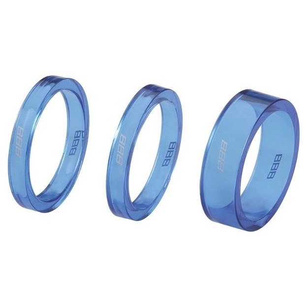 Kit Entretoise BBB Transspace BHP37 1' 1/8 ( 5 / 5 / 10) - Bleu 3 Kit Entretoise BBB Transspace BHP37 1' 1/8 ( 5 / 5 / 10) - Bleu