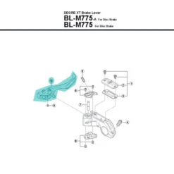 Levier De Frein Shimano Deore-XT BL-M775 - Y8U998060