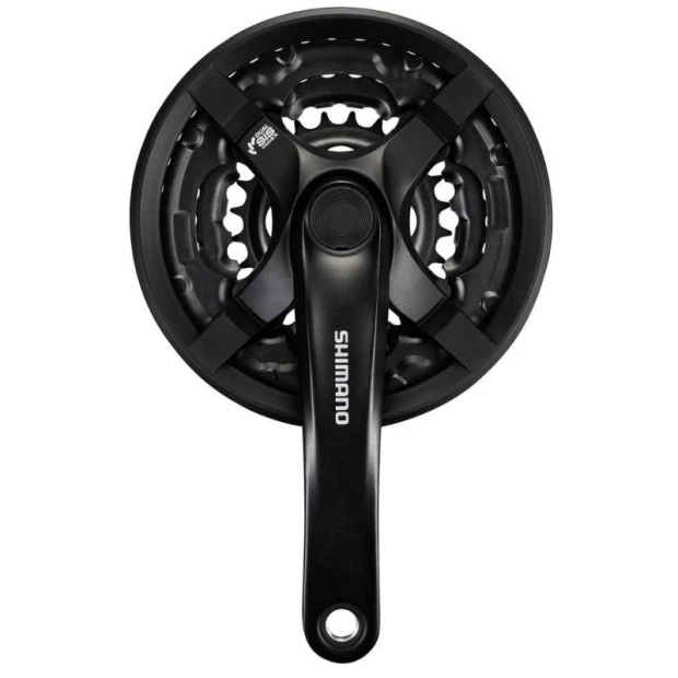 Pédalier VTT Shimano Tourney FC-TY501 - Triple Plateaux - 24/34/42 Dents 3 Pédalier VTT Shimano Tourney FC-TY501 - Triple Plateaux - 24/34/42 Dents