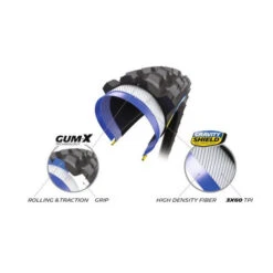 Pneu VTT Michelin Wild AM² Competition Line Tubeless Ready 27,5x2,40" (61-584) Noir -Pièces Détachées Pour Vélos pneu vtt michelin wild am competition line tubeless ready 275x240 61 584 noir 1