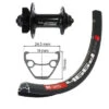 Dt-swiss Roue Avant VTT DT Swiss 466D 27,5" Moyeu XLC Evo -Pièces Détachées Pour Vélos roue avant vtt dt swiss 466d 275 moyeu xlc evo