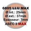 Roulement Enduro Bearings 6805 LLU MAX - 25x37x7 -Pièces Détachées Pour Vélos roulement enduro bearings 6805 llu max 25x37x7